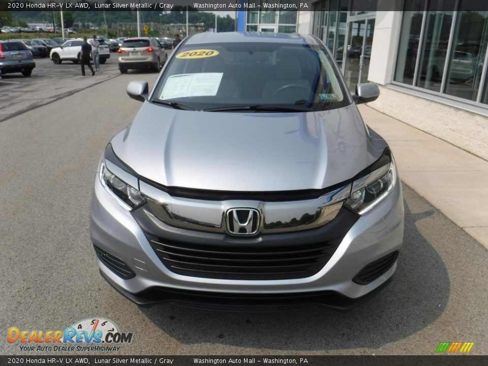2020 Honda HR-V LX AWD Lunar Silver Metallic / Gray Photo #3