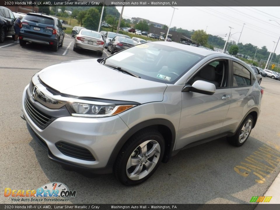 2020 Honda HR-V LX AWD Lunar Silver Metallic / Gray Photo #4