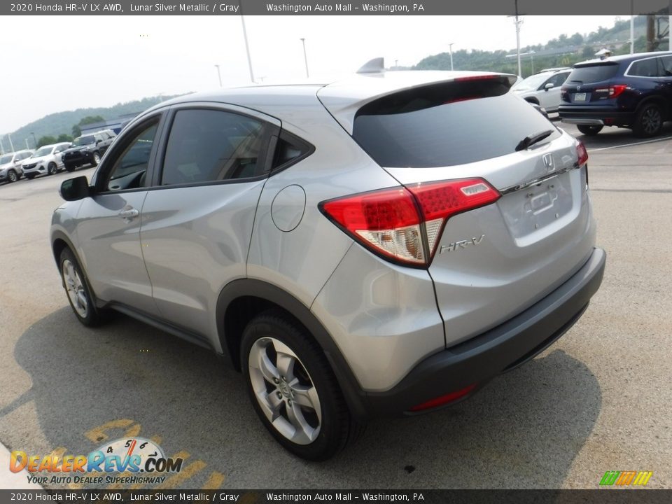 2020 Honda HR-V LX AWD Lunar Silver Metallic / Gray Photo #6