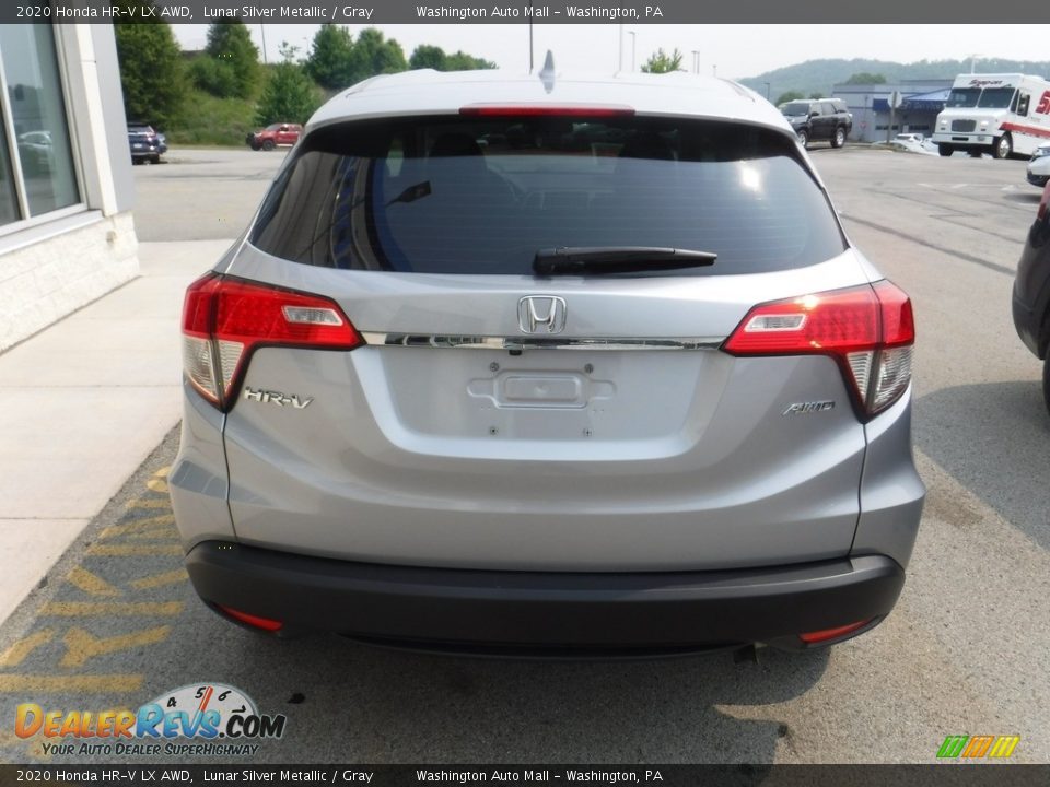 2020 Honda HR-V LX AWD Lunar Silver Metallic / Gray Photo #7