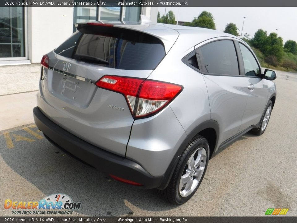 2020 Honda HR-V LX AWD Lunar Silver Metallic / Gray Photo #8