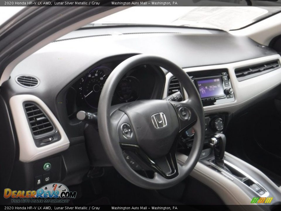 2020 Honda HR-V LX AWD Lunar Silver Metallic / Gray Photo #11