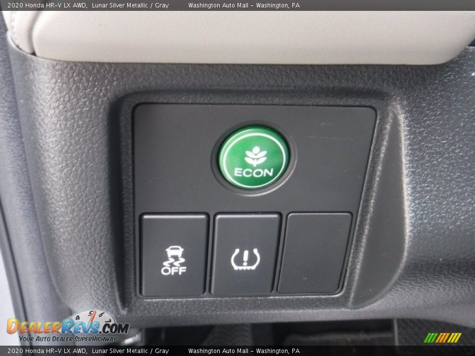 2020 Honda HR-V LX AWD Lunar Silver Metallic / Gray Photo #12