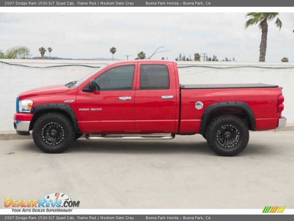 Flame Red 2007 Dodge Ram 1500 SLT Quad Cab Photo #8