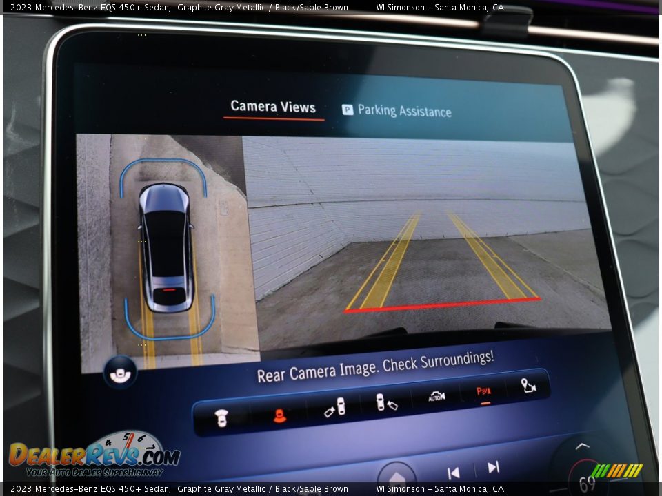 Controls of 2023 Mercedes-Benz EQS 450+ Sedan Photo #33