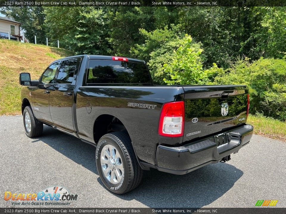 2023 Ram 2500 Big Horn Crew Cab 4x4 Diamond Black Crystal Pearl / Black Photo #9