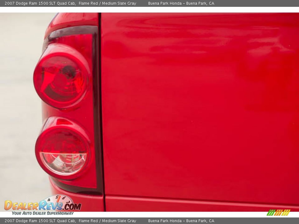 2007 Dodge Ram 1500 SLT Quad Cab Flame Red / Medium Slate Gray Photo #11