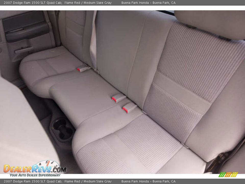 Rear Seat of 2007 Dodge Ram 1500 SLT Quad Cab Photo #19