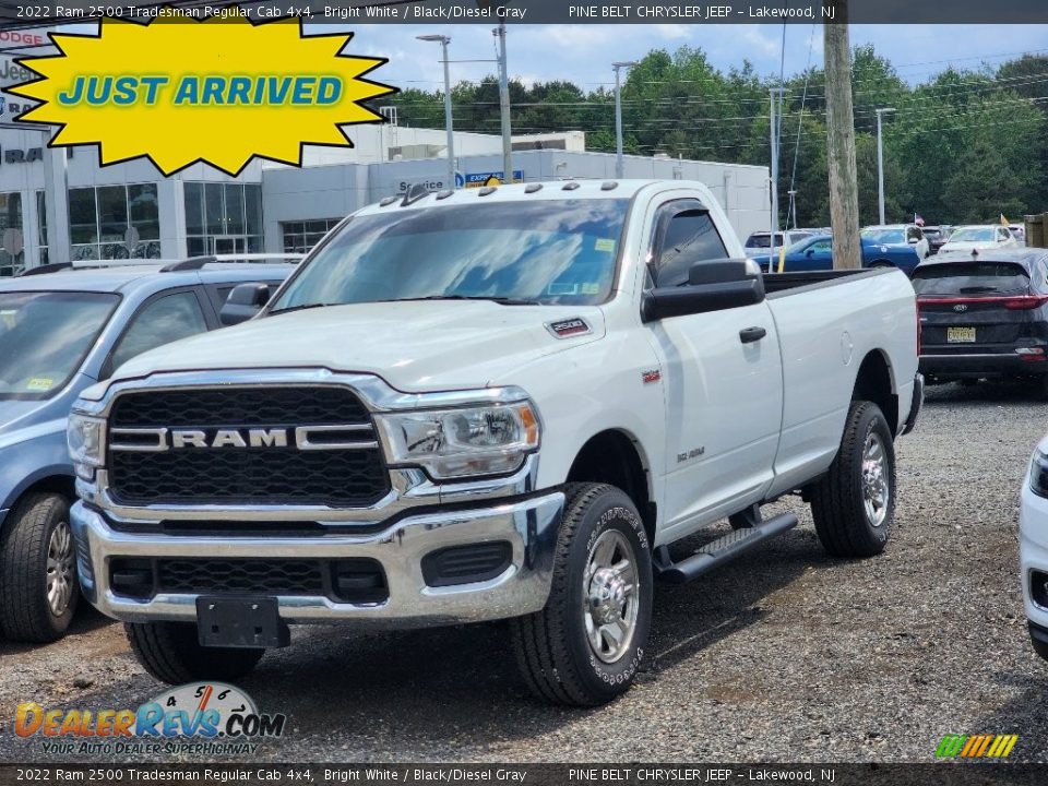 2022 Ram 2500 Tradesman Regular Cab 4x4 Bright White / Black/Diesel Gray Photo #1