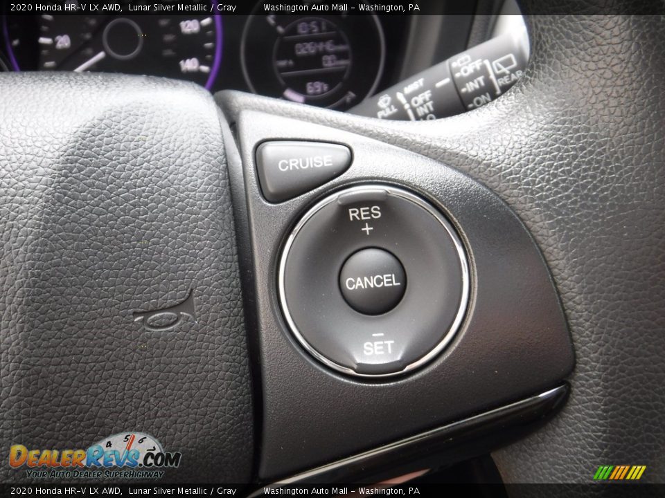 2020 Honda HR-V LX AWD Lunar Silver Metallic / Gray Photo #21
