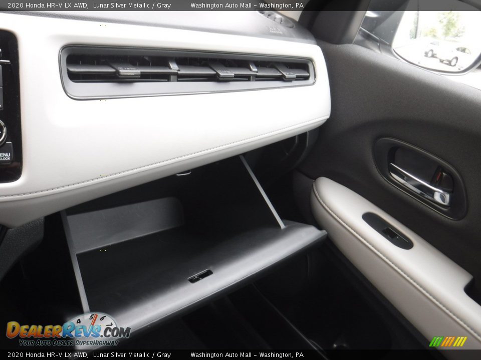 2020 Honda HR-V LX AWD Lunar Silver Metallic / Gray Photo #22