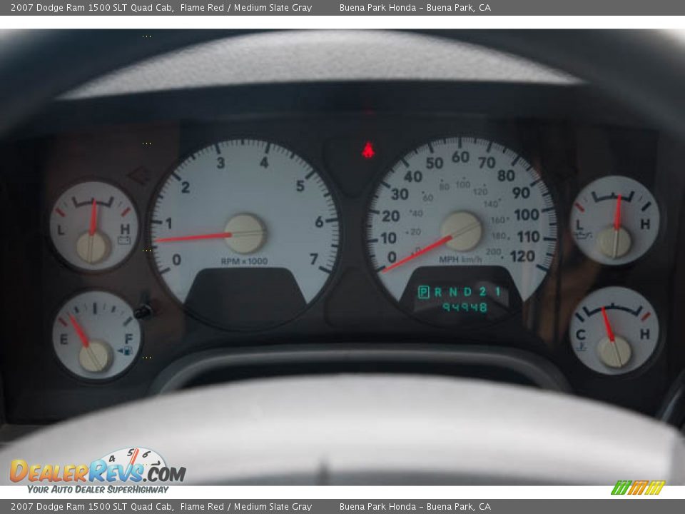 2007 Dodge Ram 1500 SLT Quad Cab Gauges Photo #25