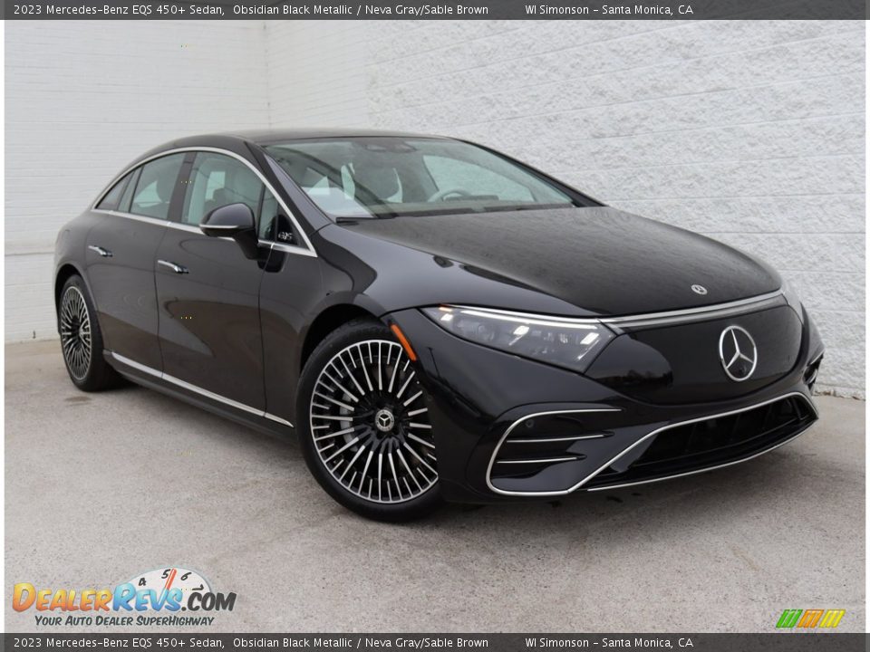 Front 3/4 View of 2023 Mercedes-Benz EQS 450+ Sedan Photo #2