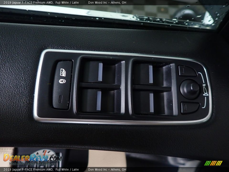 2019 Jaguar F-PACE Premium AWD Fuji White / Latte Photo #20