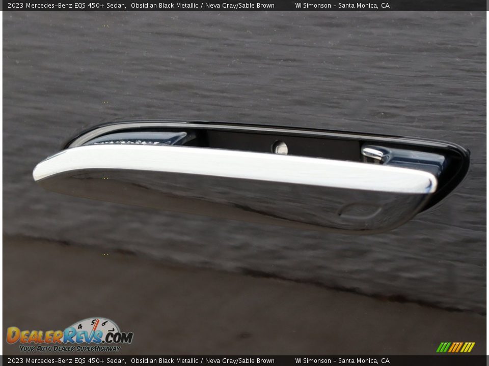 2023 Mercedes-Benz EQS 450+ Sedan Obsidian Black Metallic / Neva Gray/Sable Brown Photo #14