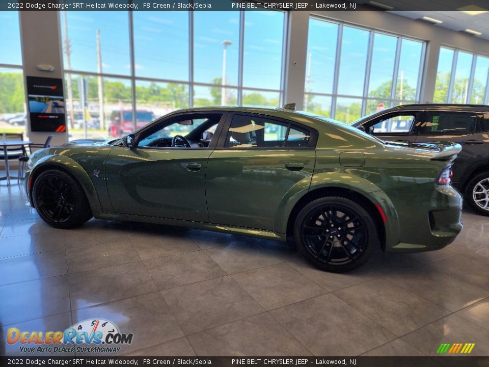 2022 Dodge Charger SRT Hellcat Widebody F8 Green / Black/Sepia Photo #15