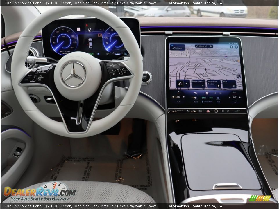 Dashboard of 2023 Mercedes-Benz EQS 450+ Sedan Photo #19