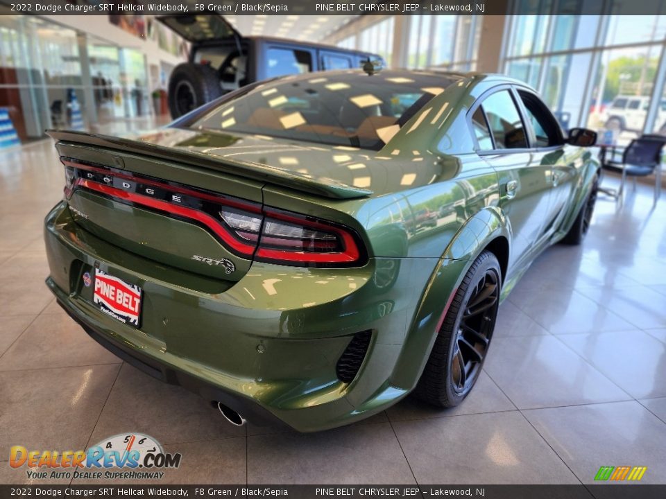 2022 Dodge Charger SRT Hellcat Widebody F8 Green / Black/Sepia Photo #19