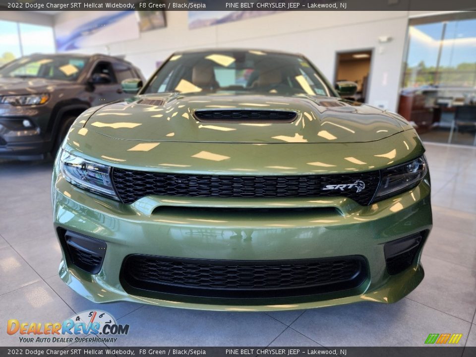 2022 Dodge Charger SRT Hellcat Widebody F8 Green / Black/Sepia Photo #22