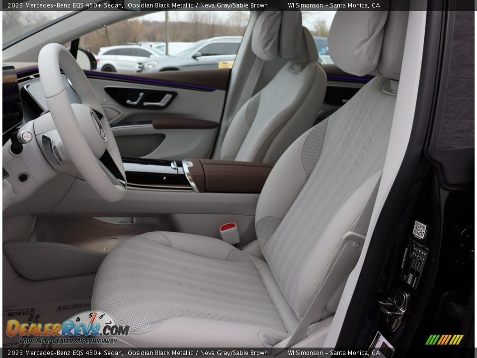 Front Seat of 2023 Mercedes-Benz EQS 450+ Sedan Photo #26