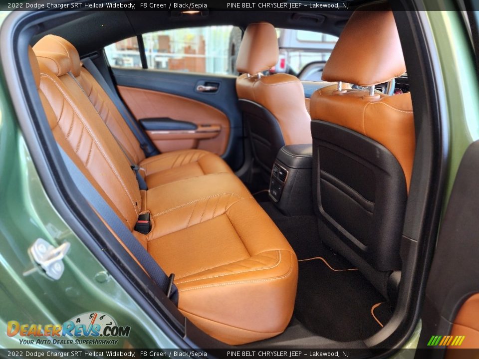 Rear Seat of 2022 Dodge Charger SRT Hellcat Widebody Photo #27