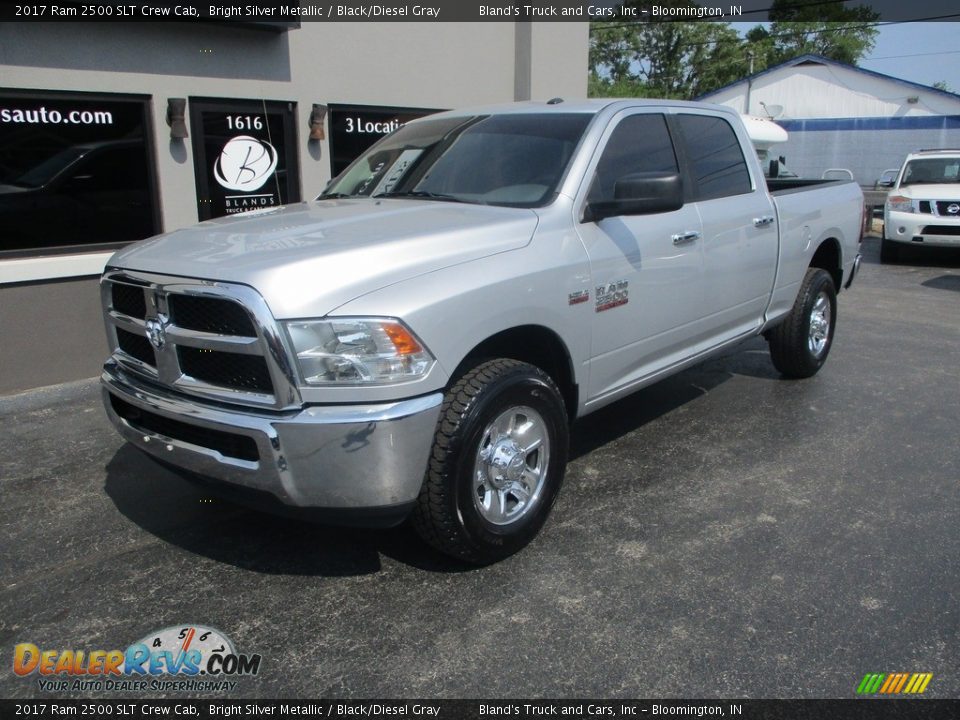 2017 Ram 2500 SLT Crew Cab Bright Silver Metallic / Black/Diesel Gray Photo #2