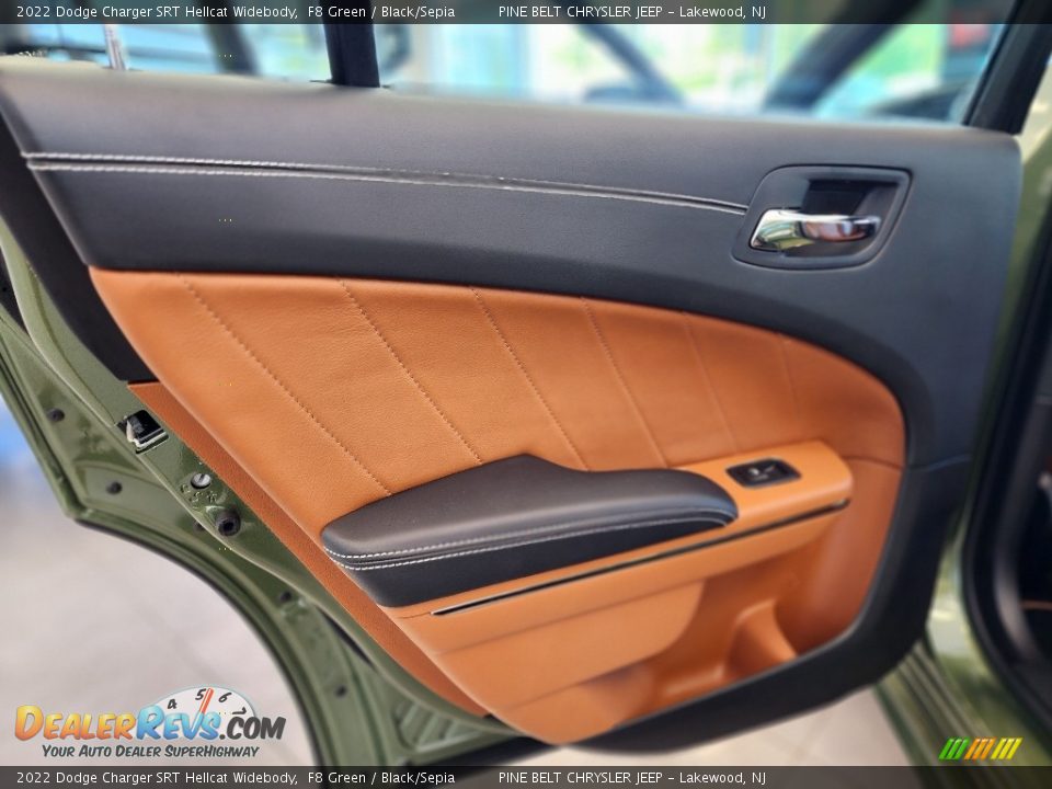 Door Panel of 2022 Dodge Charger SRT Hellcat Widebody Photo #31