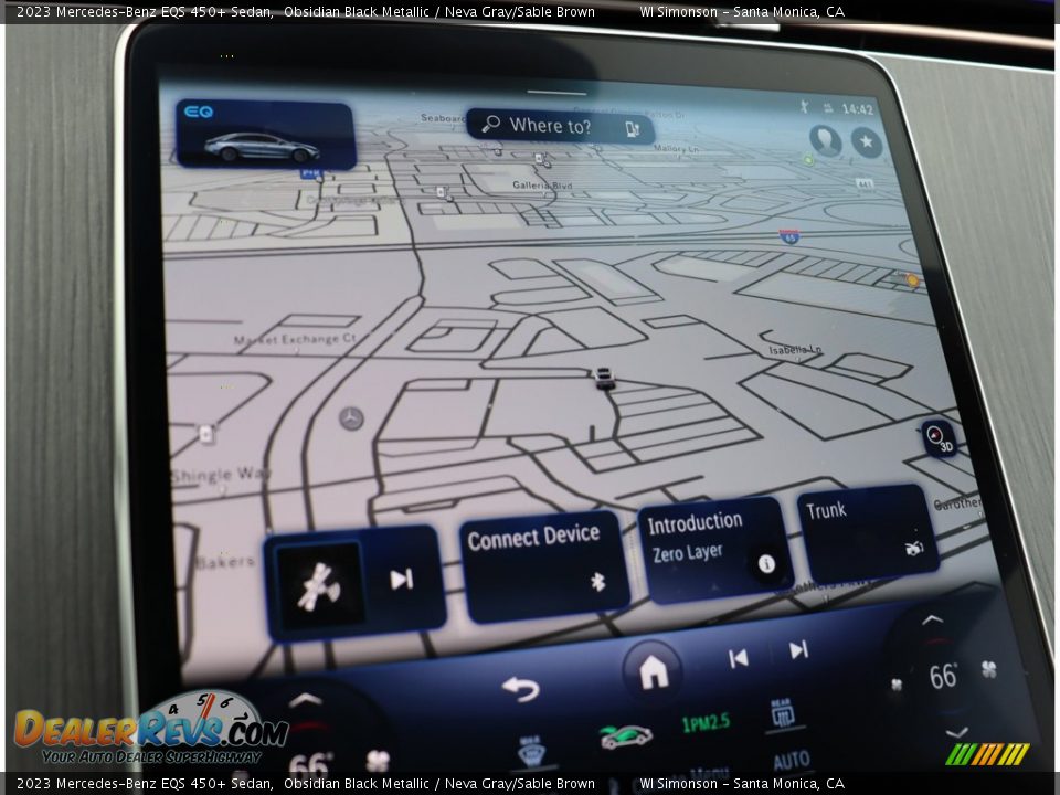 Navigation of 2023 Mercedes-Benz EQS 450+ Sedan Photo #32
