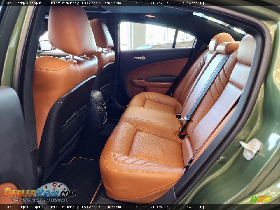 Rear Seat of 2022 Dodge Charger SRT Hellcat Widebody Photo #32