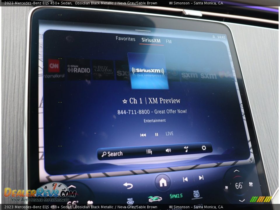 Controls of 2023 Mercedes-Benz EQS 450+ Sedan Photo #33