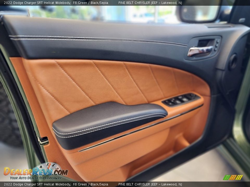 Door Panel of 2022 Dodge Charger SRT Hellcat Widebody Photo #33