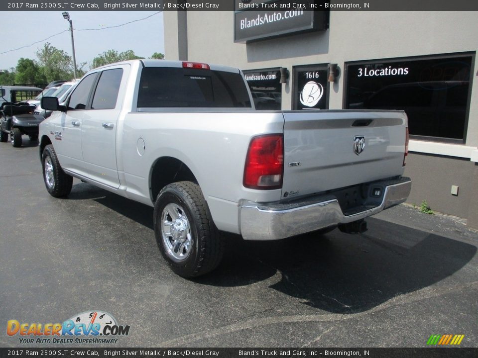 2017 Ram 2500 SLT Crew Cab Bright Silver Metallic / Black/Diesel Gray Photo #3