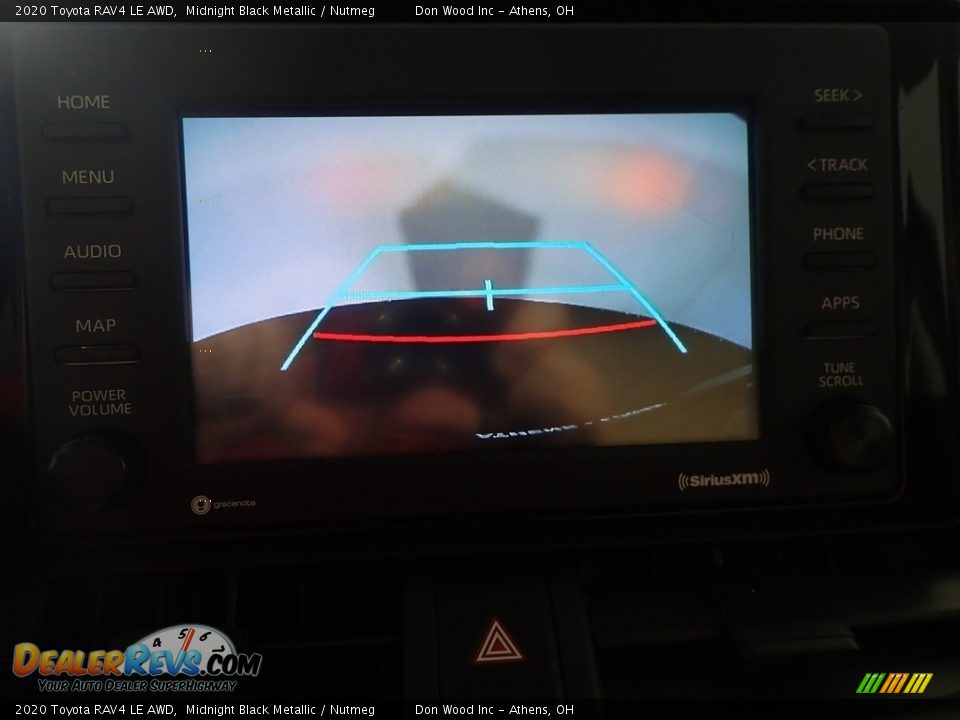 2020 Toyota RAV4 LE AWD Midnight Black Metallic / Nutmeg Photo #2