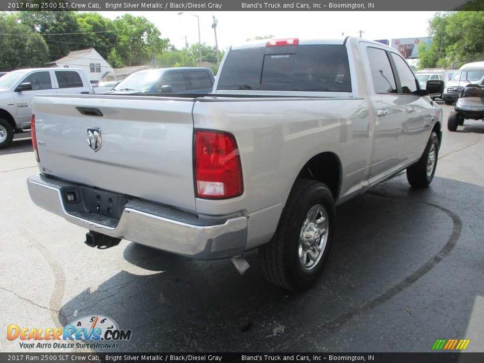 2017 Ram 2500 SLT Crew Cab Bright Silver Metallic / Black/Diesel Gray Photo #4