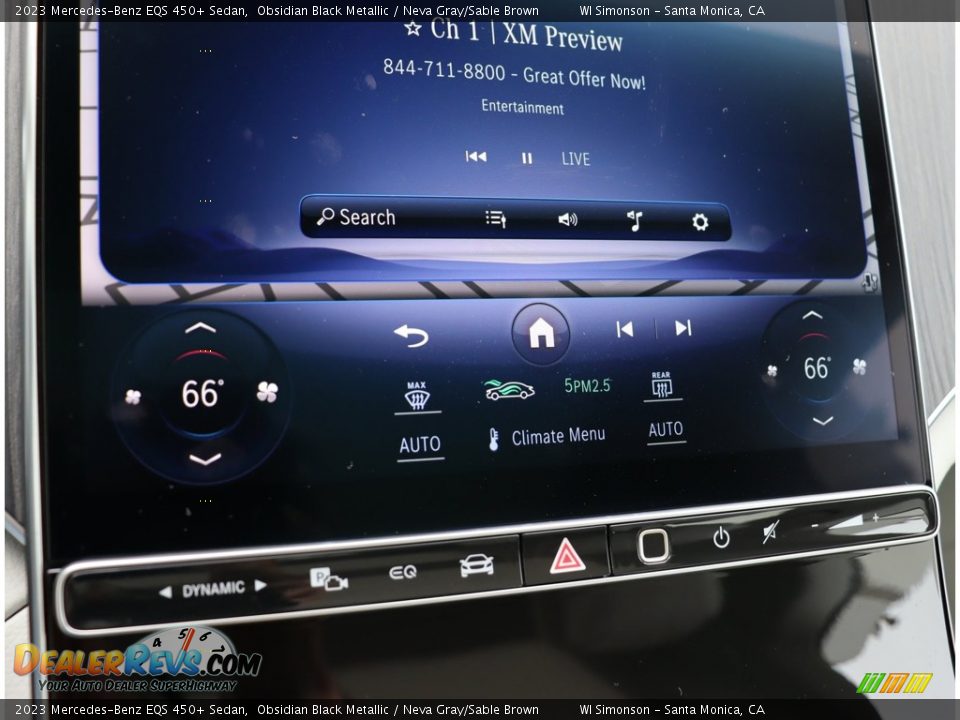 Controls of 2023 Mercedes-Benz EQS 450+ Sedan Photo #36