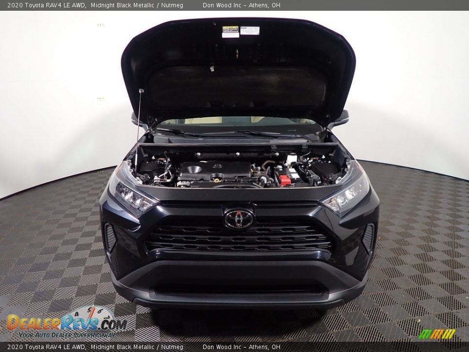 2020 Toyota RAV4 LE AWD Midnight Black Metallic / Nutmeg Photo #5