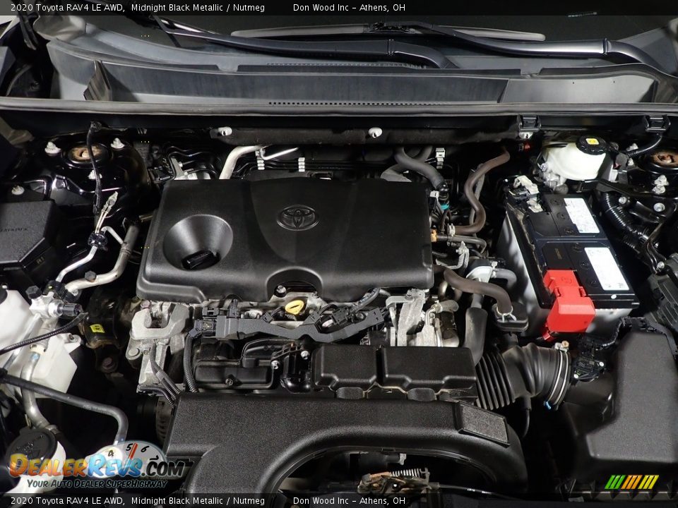 2020 Toyota RAV4 LE AWD Midnight Black Metallic / Nutmeg Photo #6
