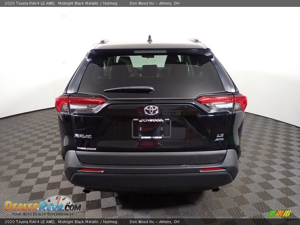 2020 Toyota RAV4 LE AWD Midnight Black Metallic / Nutmeg Photo #11
