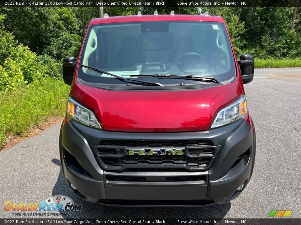 2023 Ram ProMaster 1500 Low Roof Cargo Van Deep Cherry Red Crystal Pearl / Black Photo #3