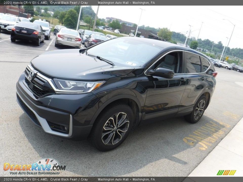 2020 Honda CR-V EX-L AWD Crystal Black Pearl / Gray Photo #4