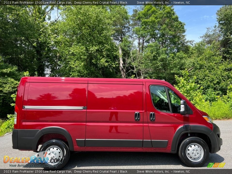 Deep Cherry Red Crystal Pearl 2023 Ram ProMaster 1500 Low Roof Cargo Van Photo #5