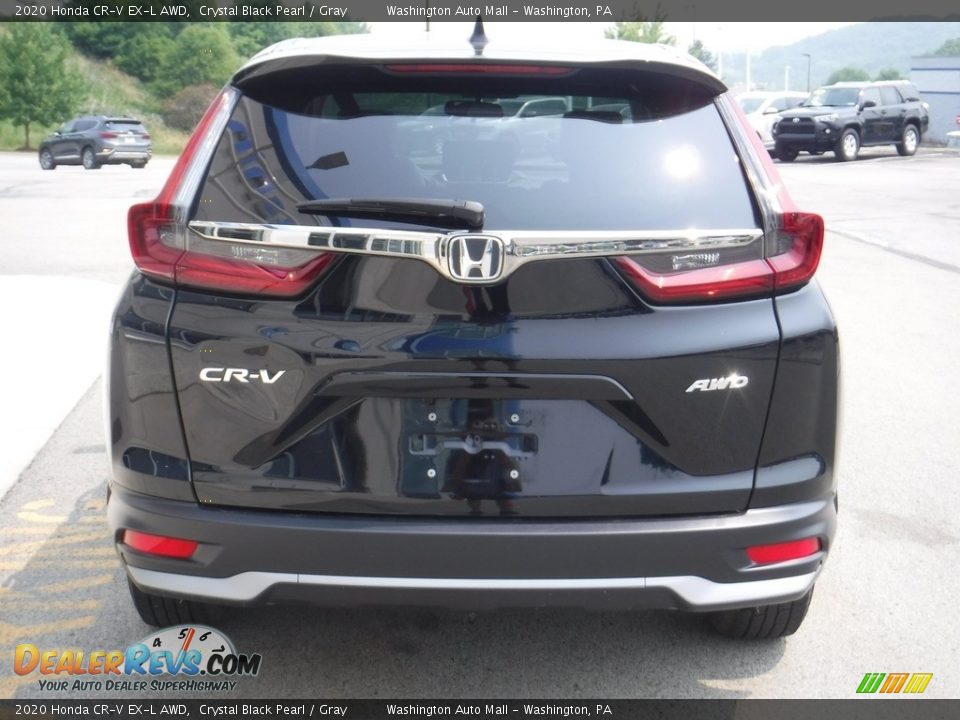 2020 Honda CR-V EX-L AWD Crystal Black Pearl / Gray Photo #6