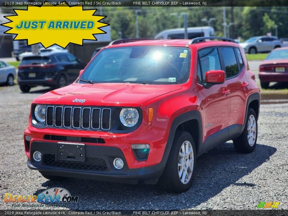 2020 Jeep Renegade Latitude 4x4 Colorado Red / Ski Gray/Black Photo #1