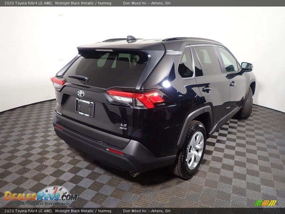 2020 Toyota RAV4 LE AWD Midnight Black Metallic / Nutmeg Photo #15