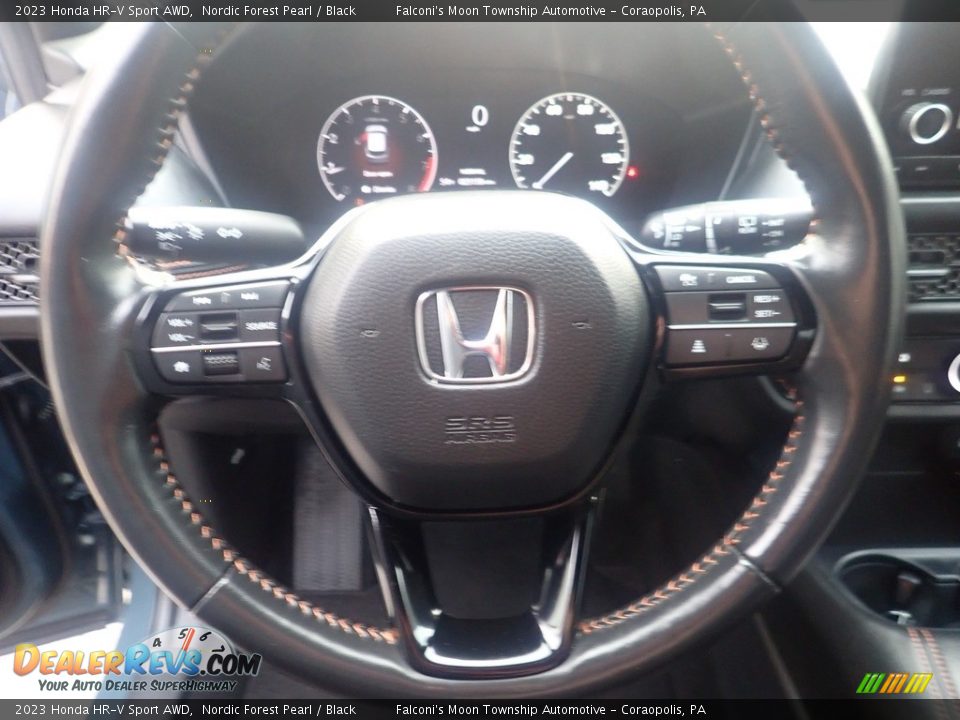 2023 Honda HR-V Sport AWD Nordic Forest Pearl / Black Photo #22