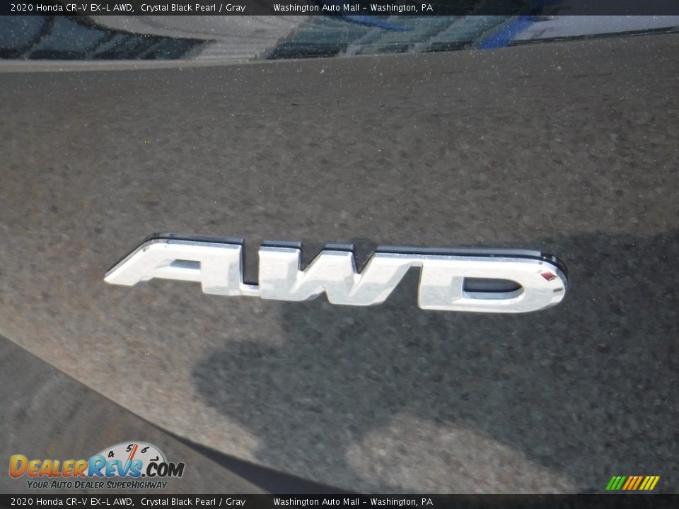 2020 Honda CR-V EX-L AWD Crystal Black Pearl / Gray Photo #8