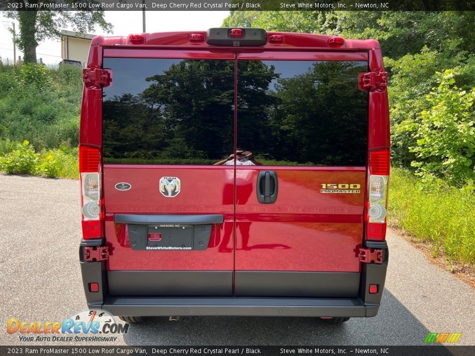 2023 Ram ProMaster 1500 Low Roof Cargo Van Deep Cherry Red Crystal Pearl / Black Photo #7