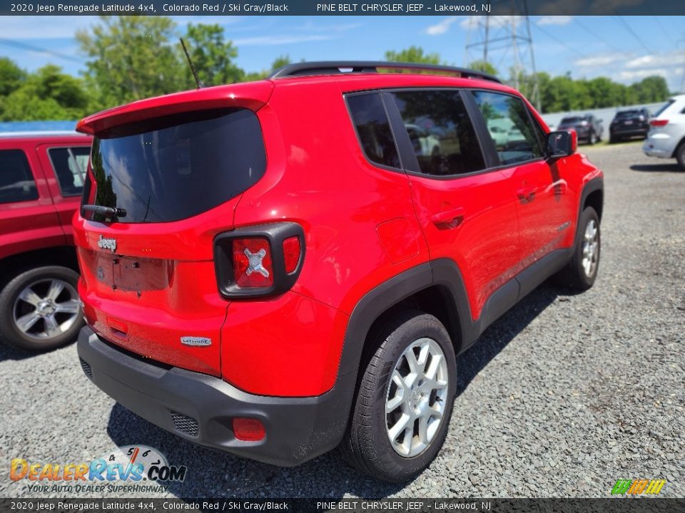 2020 Jeep Renegade Latitude 4x4 Colorado Red / Ski Gray/Black Photo #3