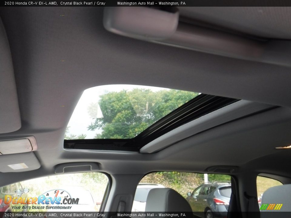 2020 Honda CR-V EX-L AWD Crystal Black Pearl / Gray Photo #9
