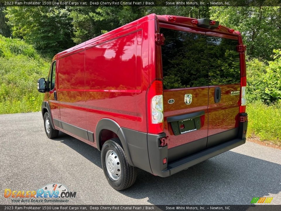 2023 Ram ProMaster 1500 Low Roof Cargo Van Deep Cherry Red Crystal Pearl / Black Photo #8